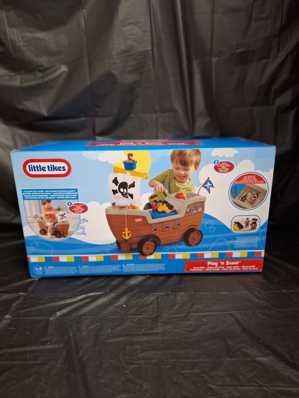 Little Tikes Play 'n Scoot Pirate Ship - Brand New In Box